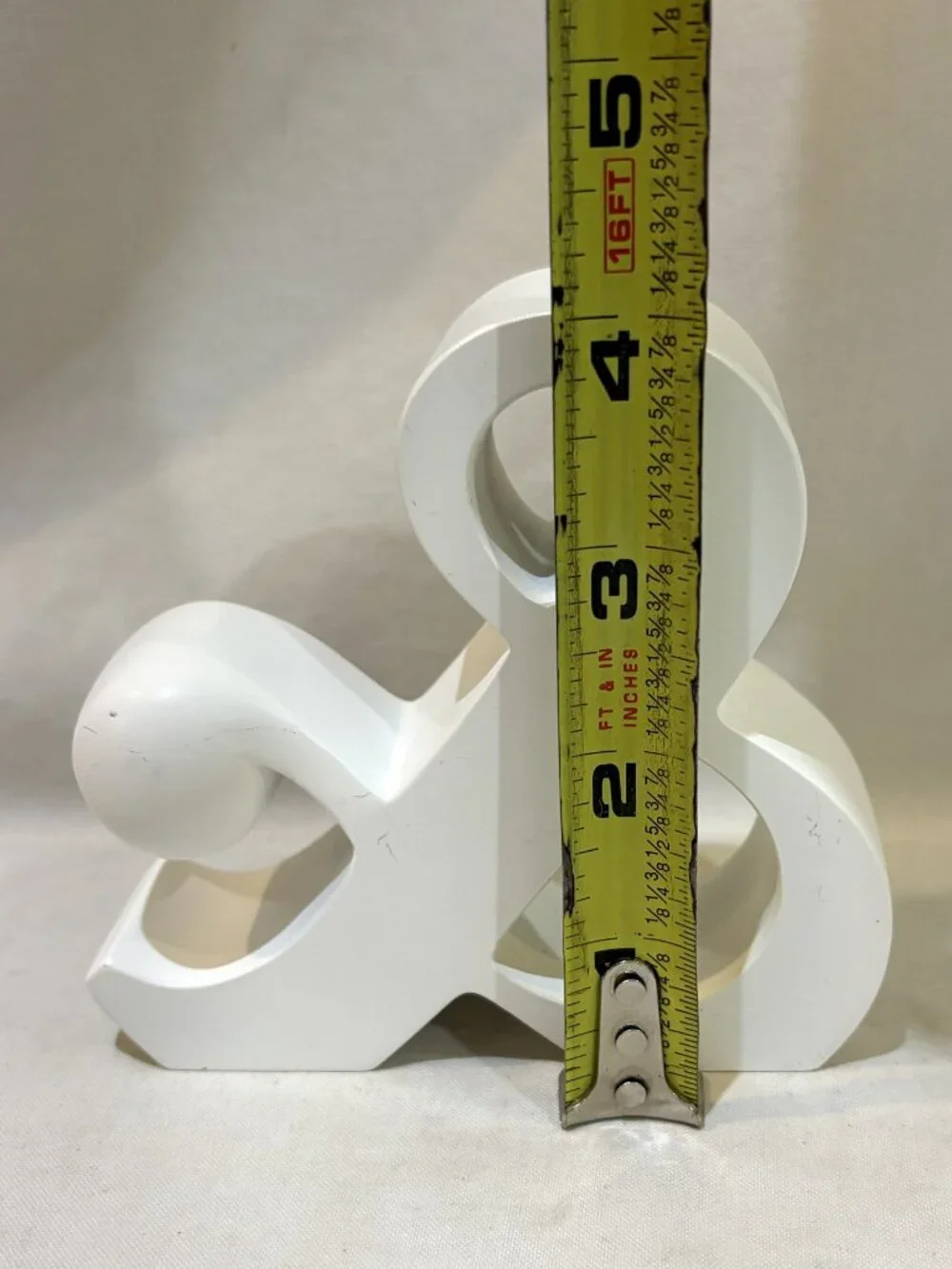 Jonathan Adler Ampersand Resin Sign Paperweight Desktop Decor Shelf Decor